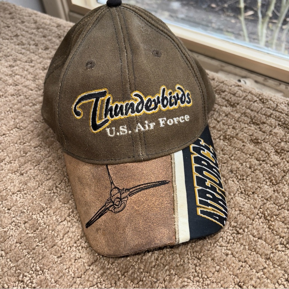 Thunderbirds U.S. Air Force Brown Cap military baseball cap